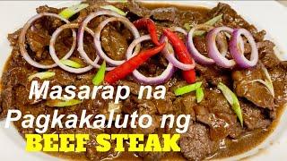 Ganito Ang Pagluluto ko ng Beef Steak | Simple pero Sobra Sarap |Nanay Kusinera