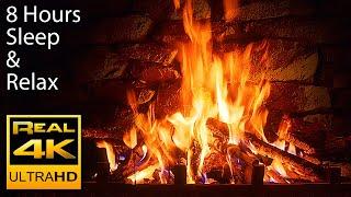  The Best 4K Relaxing Fireplace with Crackling Fire Sounds 8 HOURS No Music 4k UHD TV Screensaver
