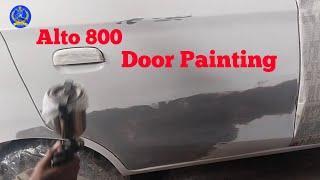 Alto 800 rear door painting .How to paint rear door?