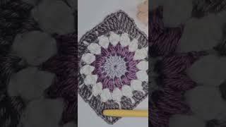 granny square sunflower