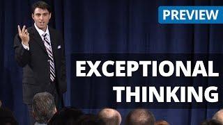 Exceptional Thinking - Motivational Performance Coaching Training VIdeo Preview from Seminars on DVD