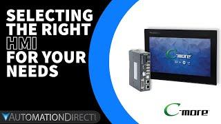 Selecting an HMI: C-more Panel vs C-more Headless at AutomationDirect