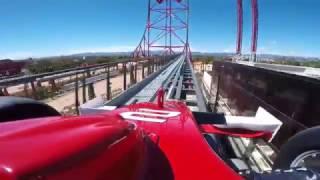 Red Force On Ride POV - Ferrari Land PortAventura World