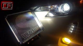 Kensun 35W 5000K 9006 /9012 / HB4 HID Xenon Conversion Kit Review (Scion tC2.5)