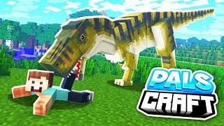 WE FOUND A T-REX!! | PalsCraft 2 - Episode 4