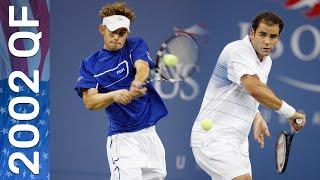 Pete Sampras vs Andy Roddick Full Match | US Open 2002 Quarterfinal