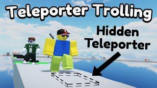 Trolling with Teleporters! (Roblox Obby Creator)