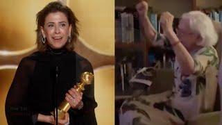 Fernanda Montenegro Reacts To Fernanda Torres' Globes Win