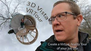 How to create a 360 degree tour of your construction project with Gopro Fusion and 3D vista