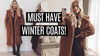 MUST HAVE WINTER COATS 2020 / Puffer Coats, Teddy Coats, Wardrobe Essentials!