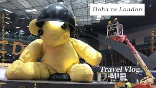 Lets Explore Air Travel from Doha, Qatar to London, UK, via Qatar Airways