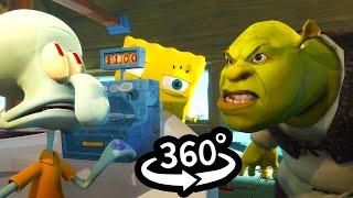 SpongeBob 360° Shrek Robbery at Krusty Krab Animation