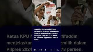 Lebih Rendah dari Pilpres dan Pileg, Partisipasi Pemilih Pilkada 2024 Tak Sampai 70 Persen #pilkada