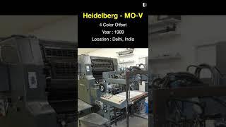 Used Sheet Fed / Offset Machine for SALE | Heidelberg - MO-V