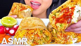 ASMR GIANT BURRITO MUKBANG EATING SOUNDS (Eating Show) ASMR Phan