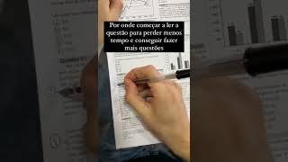 Método para fazer as provas mais rápido e acertar mais questões