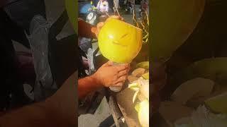 Slicing Open a Coconut for the Ultimate ASMR Experience