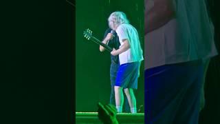 Angus Young singing Dirty Deeds Done Dirt Cheap #acdc #angusyoung #poweruptour