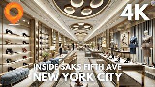 Inside Luxury Shopping at Saks Fifth Avenue NYC | A First-Person Walkthrough (SUBTITLES)