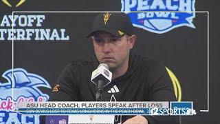 ASU head coach, players give tearful remarks after heart wrenching Peach Bowl loss