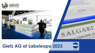 Gietz AG at Labelexpo Europe 2023 - Impressions from Brussels