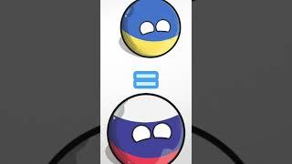 Russia vs Ukraina #countryballs