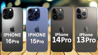 iPhone 16 Pro vs iPhone 15 Pro vs iPhone 14 Pro vs iPhone 13 Pro