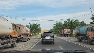 Rest Area di Jalan Trans Kalimantan. Antara Kota Sampit dan Pangkalan Bun