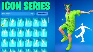 All *NEW* Fortnite Icon Series Dance & Emotes! (Billie Eilish - Bad Guy, You Should See Me)