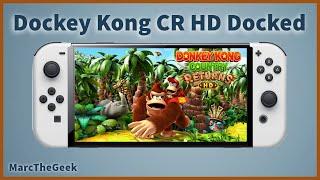 Donkey Kong Country Returns HD Docked Nintendo Switch Gameplay