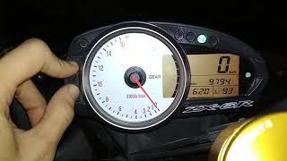 How to set km/mph celsius/fahrenheit on kawasaki zx6r 07/08