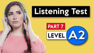 A2 Listening Test - Part 7 | English Listening Test