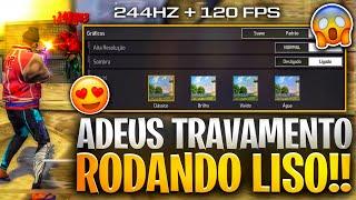IMPOSSÍVEL Como Tirar 100% Dos Travamentos E Lags do Free Fire Desbloqueando o Máximo!!! 2025