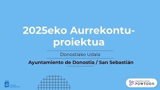 PA | RDP: Aurrekontu-proiektua 2025 | Proyecto de presupuesto 2025