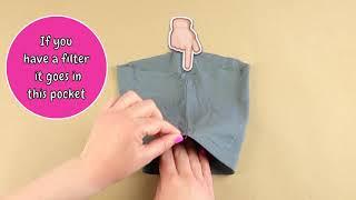 DIY Face Mask | NO SEW | Upcycled T-shirt | 5 Minutes