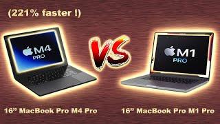 MacBook Pro M4 Pro benchmark vs M1 Pro - CPU, GPU, SSD drive speed, battery test (and more)