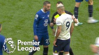 Hakim Ziyech sees red for slap, but VAR downgrades card | Premier League | NBC Sports