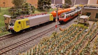 H0 Modelleisenbahn - Mega Fahrvideo Dezember 2024