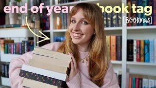 End of year book tag  | Bookmas day 12 [vlogmas]