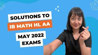 IB HL Math AA May 2022 P1 solutions