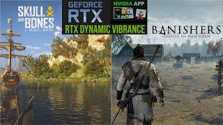 RTX Dynamic Vibrance - ON/OFF comparison - AI Enhanced Game Visuals