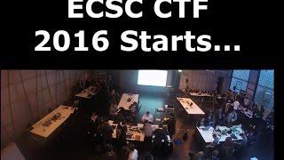 CTF Final for European Cyber Security Challenge 2016 time lapse video