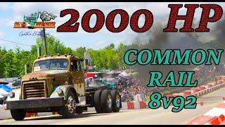 Drag Racing the Worlds Only Common Rail 8V92 Detroit Diesel | Great Lakes Big Rig Challenge 2024