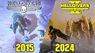 Helldivers 1 vs Helldivers 2 Comparison [2015 vs 2024]