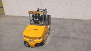 MHE NEXT Introduces MONITINI COMPACT 10 - 14 ton Electric Forklift ( Battery operated )