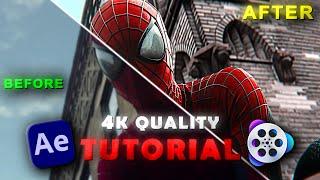 4K QUALITY TUTORIAL | After Effects + VideoProc Converter AI