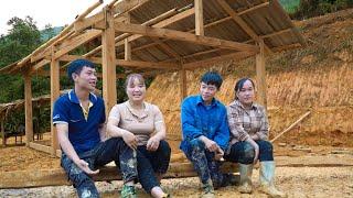 Part three full videos help, Phuc, Build a wooden house, Harvest vegetables, Build an aquarium