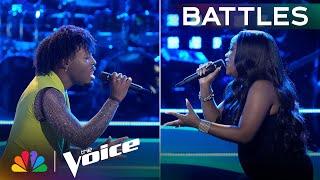 RLETTO and Val T Webb's Sensational Performance of "Saving All My Love for You" | The Voice Battles