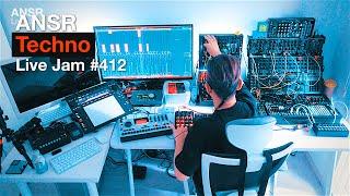 Techno LiveJam-412 with TR-8S + Machine Drum + Eurorack Modular