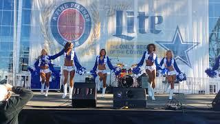 Dallas Cowboys Cheerleaders Group 2 Pre Game Stage Performance 20160103_102955